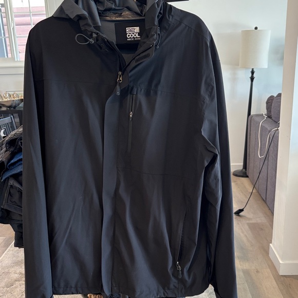 32 Degrees Cool Men's Dark Raincoat- size XL - Picture 1 of 8
